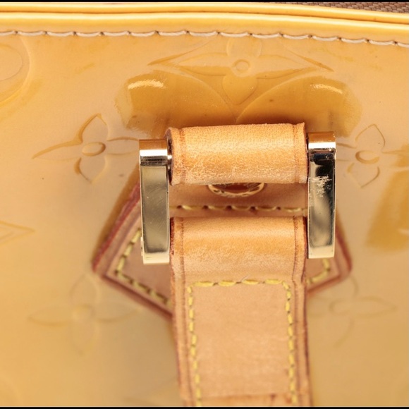 Authentic Louis Vuitton Houston Tote Bag in Monogram Vernis and Vachetta Leather - Picture 16 of 16